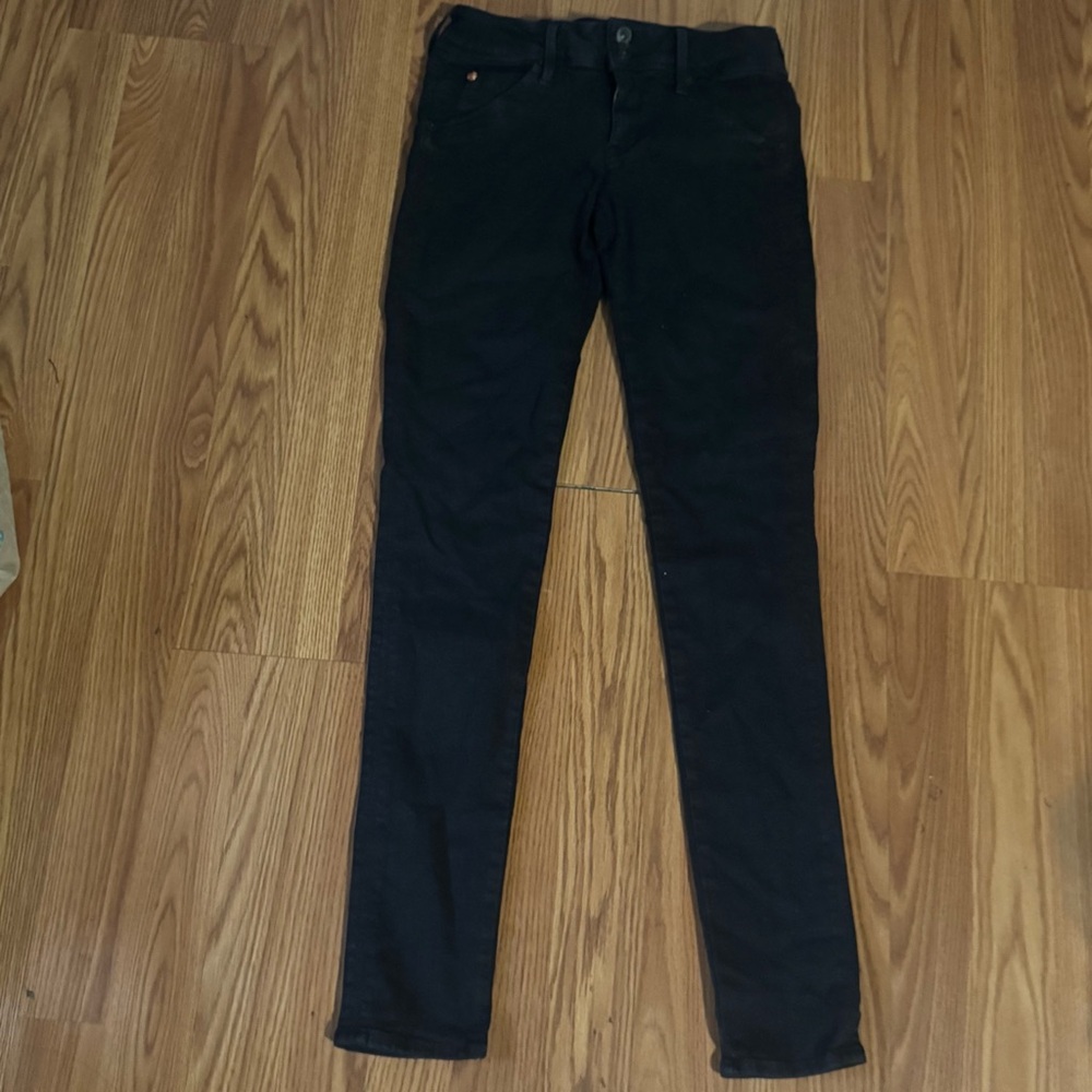 Hudson Jeans‎ Black Classic Skinny Pants Size 26 Designer Casual Basics Luxury